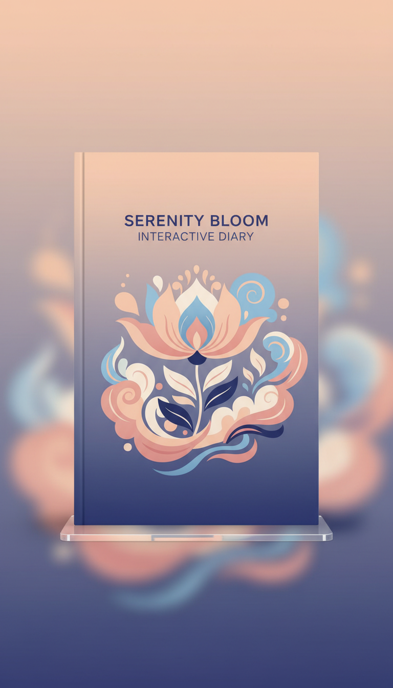 Serenity bloom interactive diary playful interface