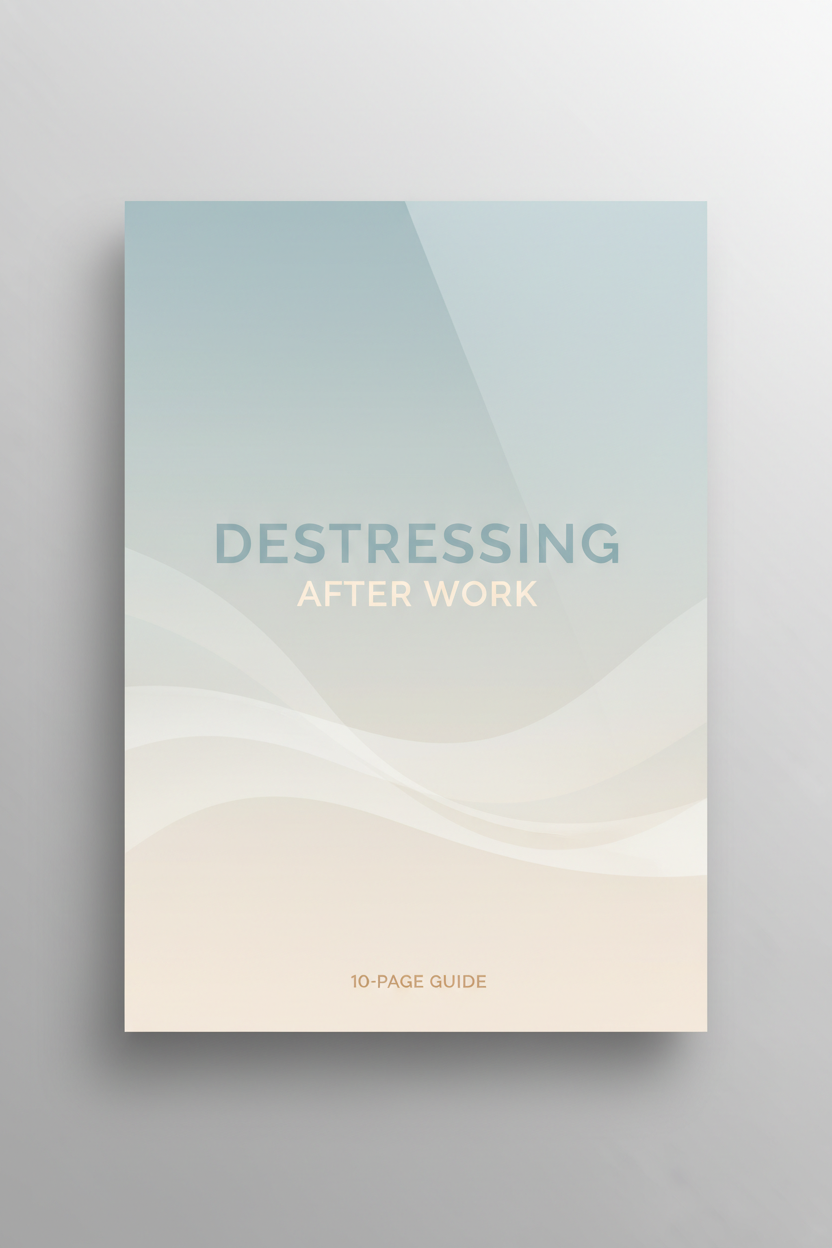 Destressing After Work ebook cover